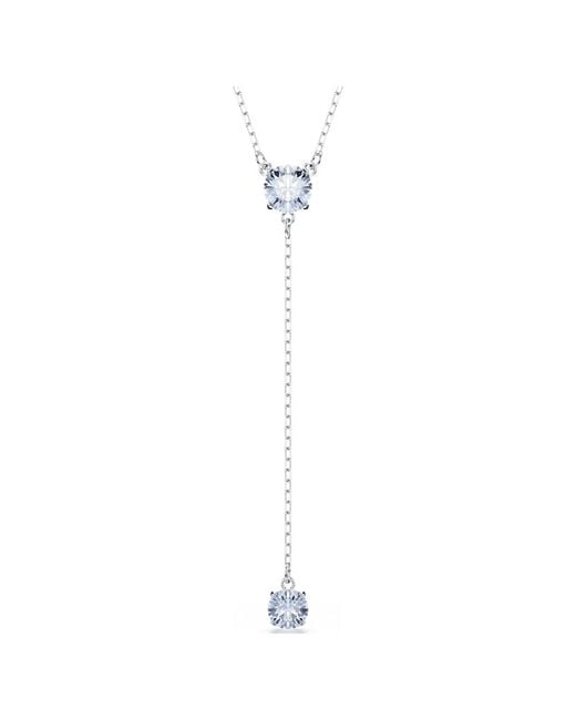 Swarovski White Attract Y Necklace