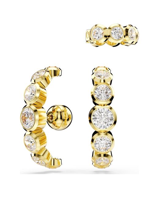 Swarovski Metallic Imber ohrspange, set (3), rundschliff