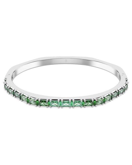 Swarovski Green Matrix Bangle