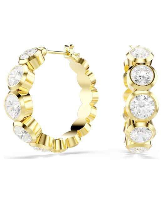 Swarovski Metallic Imber Hoop Earrings