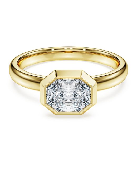 Swarovski Metallic Eternity Bezel Ring