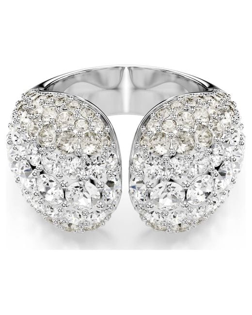 Bague cocktail sublima, taille ronde Swarovski en coloris Metallic
