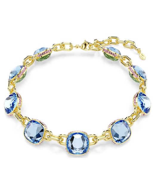 Swarovski Blue Chroma Tennis Necklace
