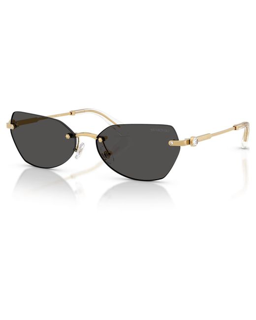 Swarovski Gray Sunglasses