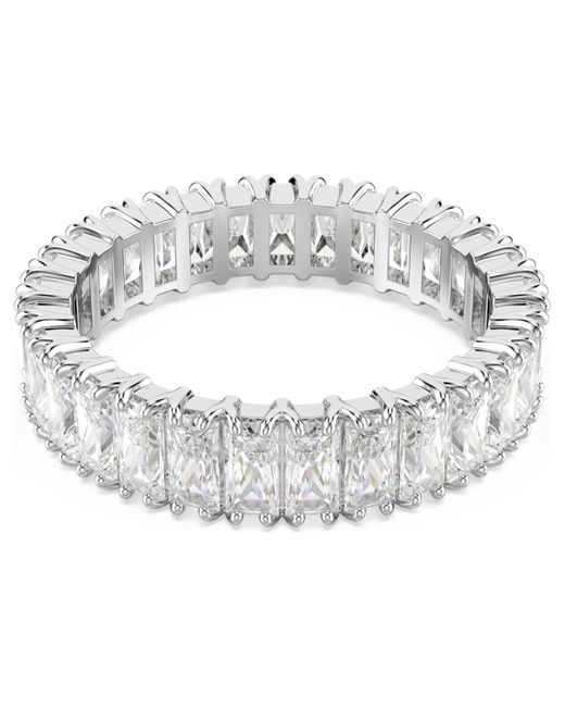 Swarovski Metallic Matrix ring, baguette-schliff