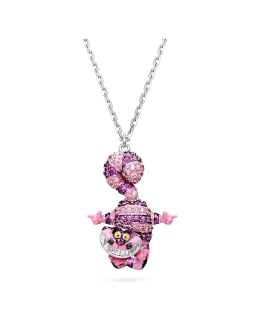 Swarovski Pink Rhodium Plated Alice
