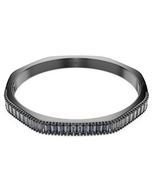Swarovski Metallic Matrix Baguette-Cut Bracelet, Size Large