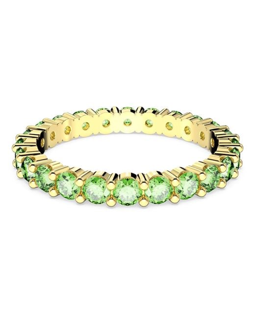 Swarovski Green Matrix Ring