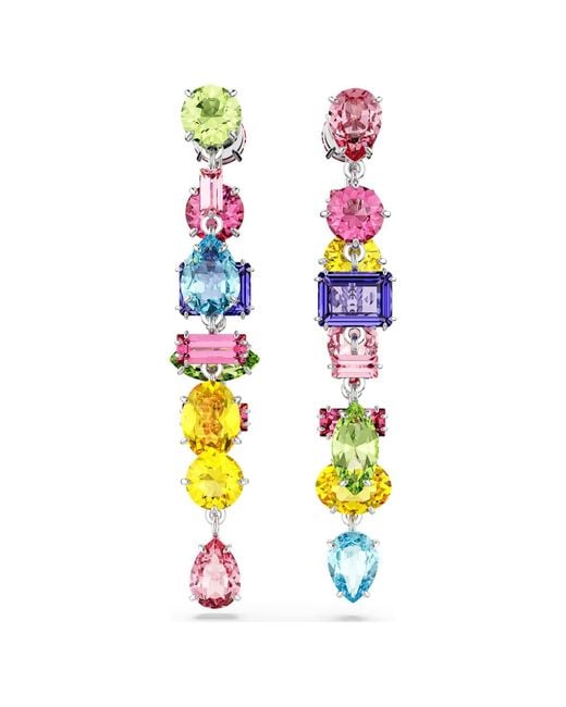 Swarovski Multicolor Gema Drop Earrings