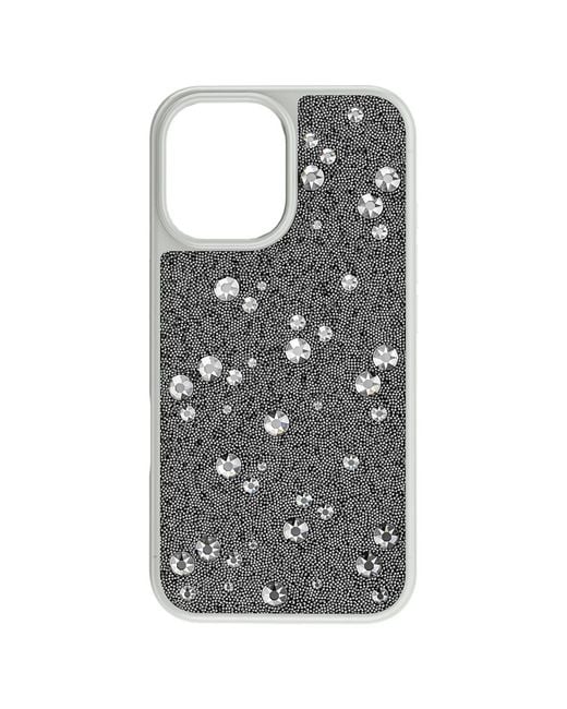 Swarovski Metallic High Smartphone Case, Scattered Design, Iphone 16
