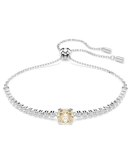 Swarovski Metallic Matrix Tennis Bracelet