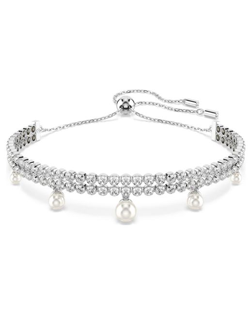 Swarovski Metallic Ariana grande x armband, kristallperle, rundschliff