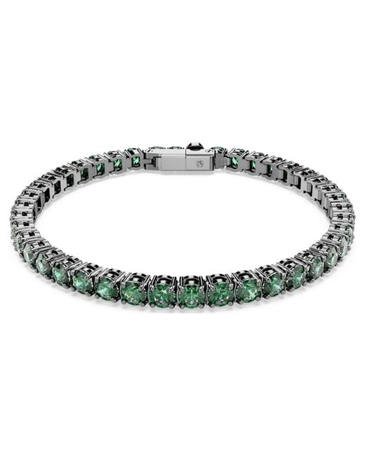 Swarovski Metallic Matrix Tennis Bracelet