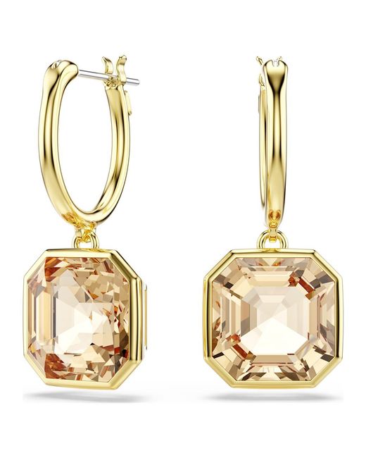 Swarovski Metallic Millenia Drop Earrings