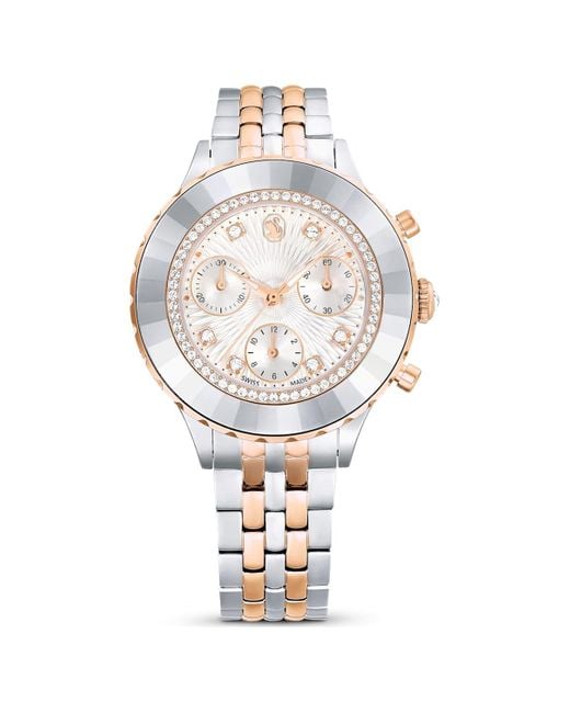 Swarovski Metallic Octea Chrono Watch