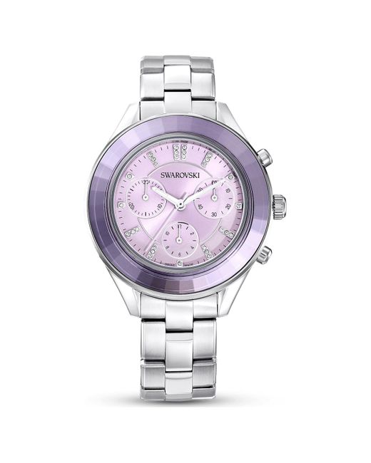 Swarovski Octea Lux Sport Watch in Purple Lyst