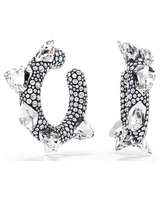 Swarovski Metallic Sublima kreolen, spike