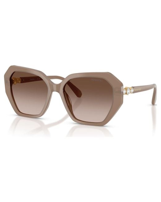 Swarovski Brown Sunglasses