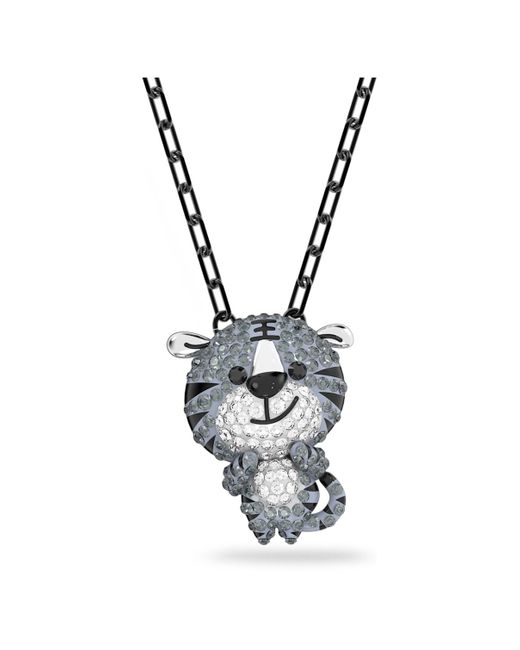 Swarovski Metallic Zodiac Tiger Pendant