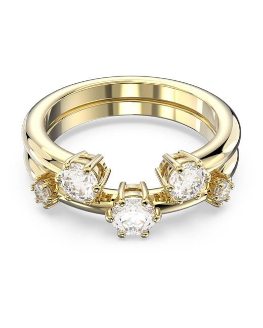 Swarovski Metallic Constella Ring Set
