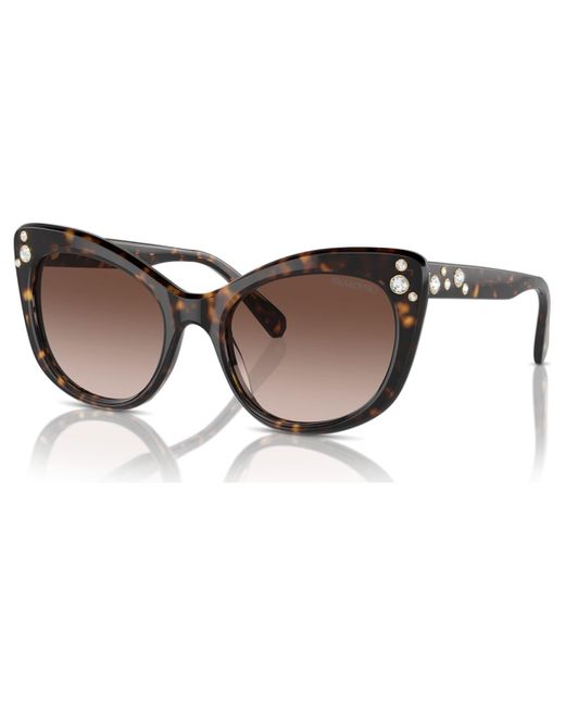 Swarovski Brown Sunglasses