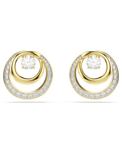Swarovski Metallic Hyperbola Stud Earrings