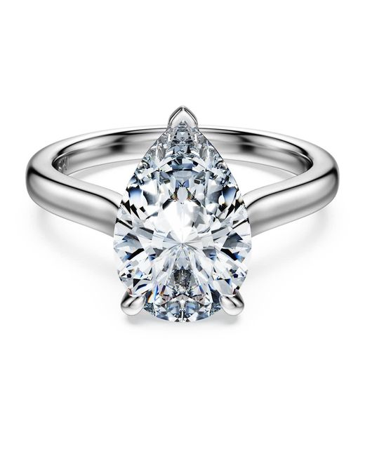 Swarovski Blue Eternity Solitaire Ring