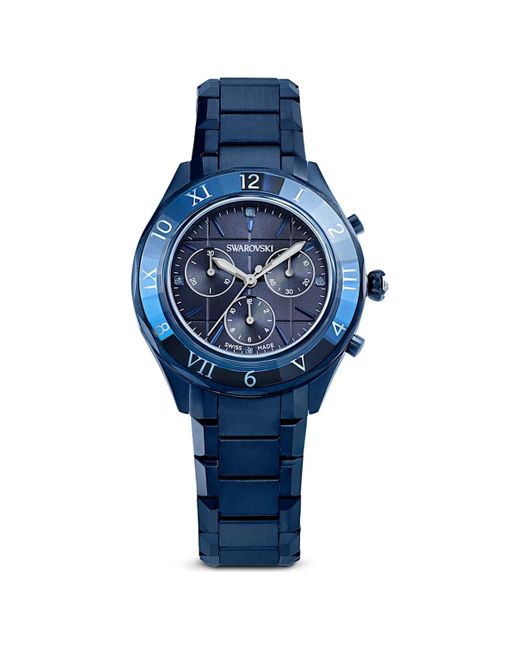 Swarovski Blue Dextera Chrono Watch