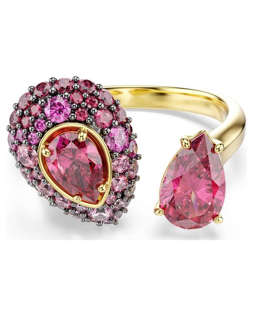 Swarovski Pink Sublima Cocktail Ring
