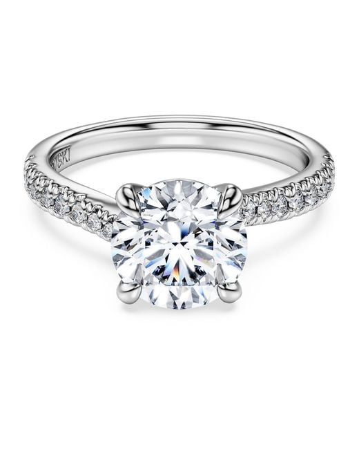 Swarovski Metallic Eternity Solitaire Ring