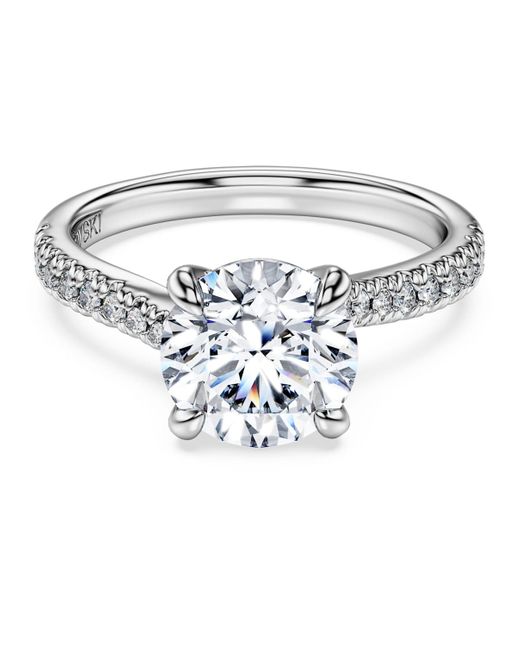 Swarovski Metallic Eternity Solitaire Ring