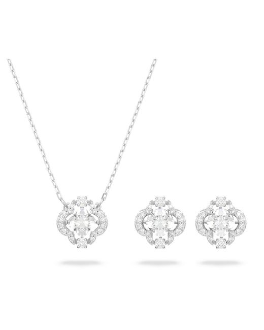 Swarovski White Sparkling Dance Set