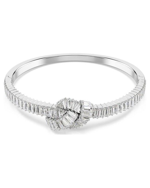 Swarovski Metallic Matrix armreif, baguette-schliff, knoten