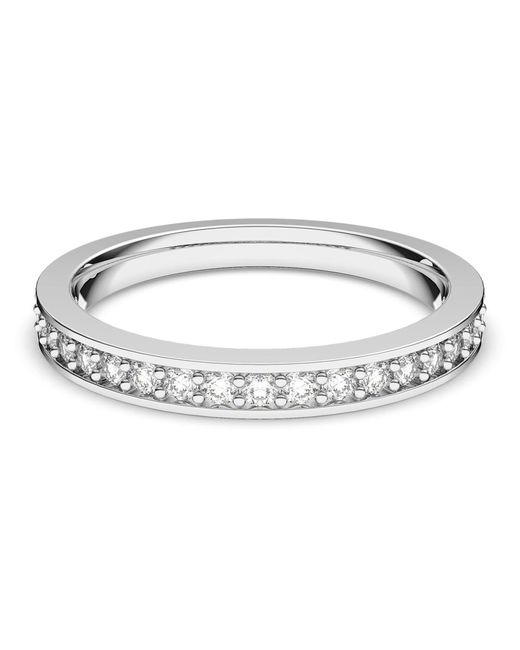 Swarovski Metallic Matrix Ring, Rhodium Plated