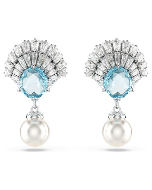 Swarovski Blue Idyllia Drop Earrings