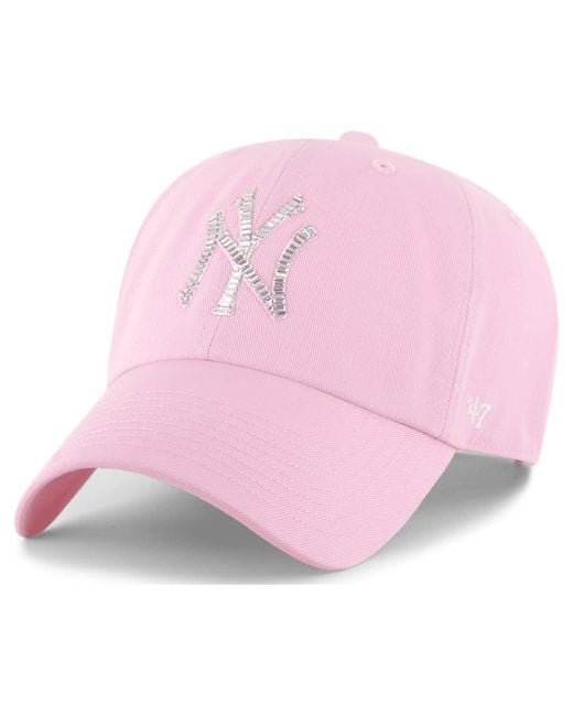 Swarovski Pink 47 And Mlb Baseball Cap
