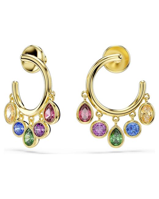 Swarovski Metallic Imber Hoop Earrings