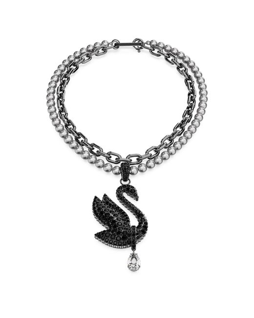 Swarovski Black Swan halsband, schwan