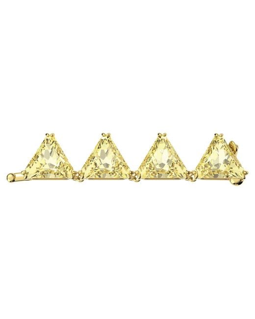 Swarovski Metallic Matrix Extender, Triangle Cut, 18K Finish