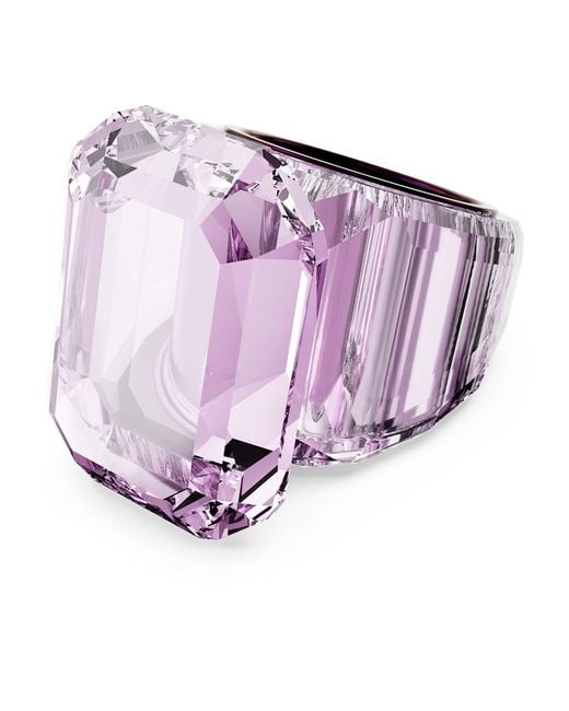 Swarovski Purple Lucent Cocktail Ring
