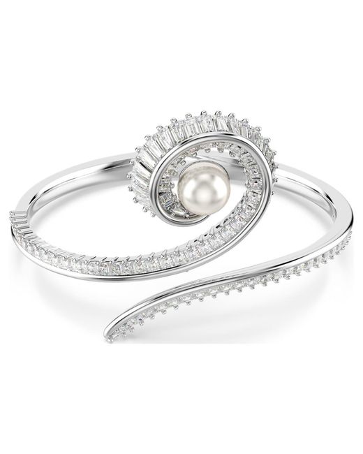 Swarovski Metallic Ariana Grande X Crystal Pearl Bangle