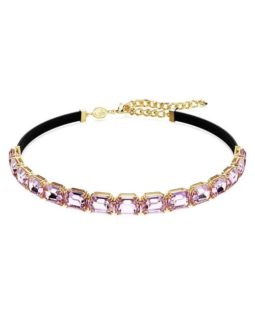 Swarovski Metallic Millenia Tennis Choker
