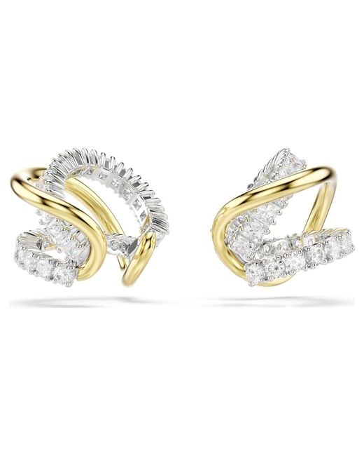 Swarovski Metallic Hyperbola Ear Cuffs