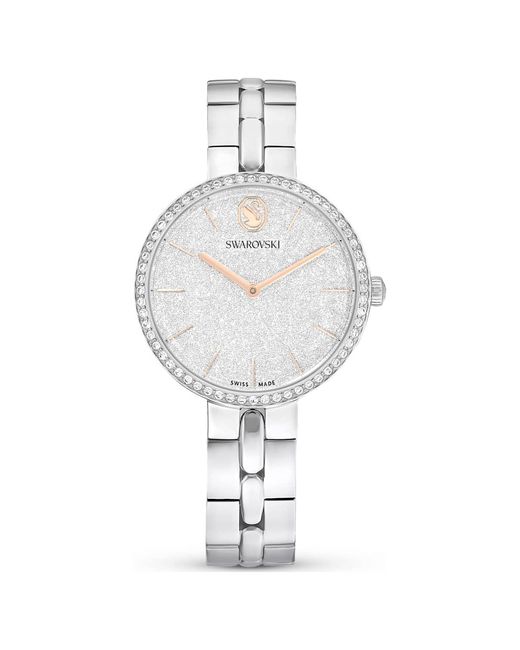 Swarovski Metallic Cosmopolitan Watch, Swiss Made, Metal Bracelet, Stainless Steel