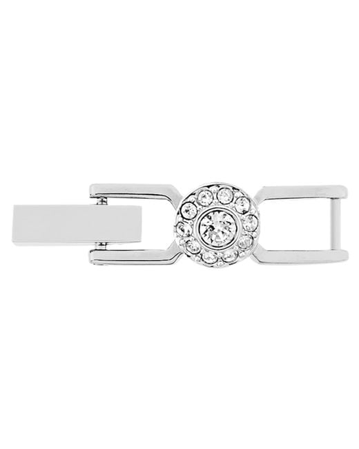 Swarovski White Una Angelic Extender, Round Cut, Rhodium Plated