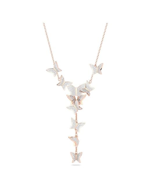 Swarovski Metallic Idyllia Lilia Y Necklace