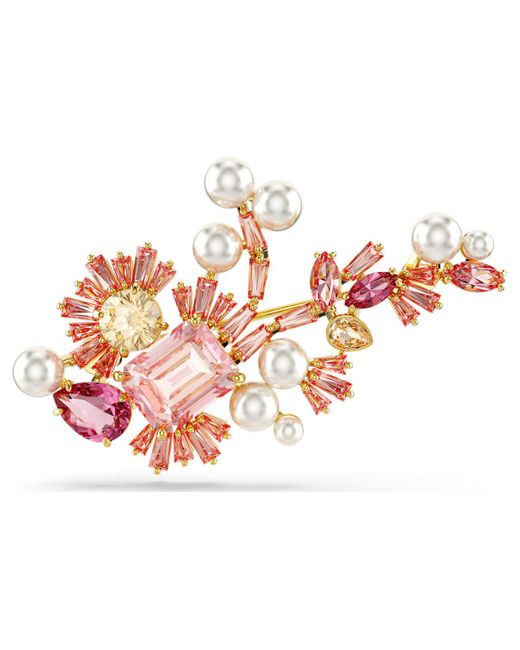 Swarovski Pink Gema Brooch