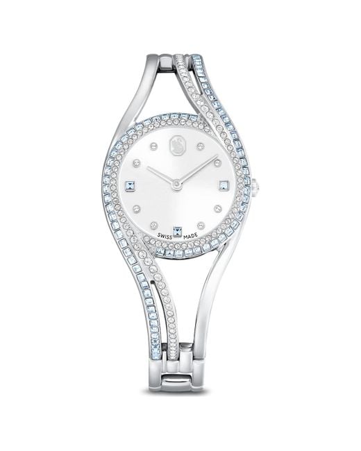 Swarovski Metallic Hyperbola Bangle Watch