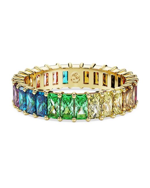 Swarovski Green Matrix Ring