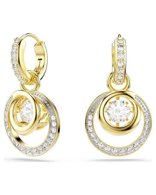 Swarovski Metallic Hyperbola Drop Earrings